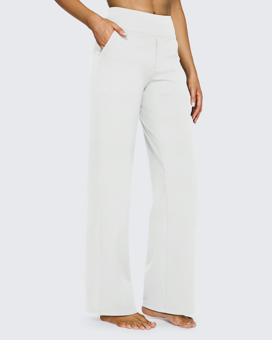 High-Waist Weite Hose — Office Fit