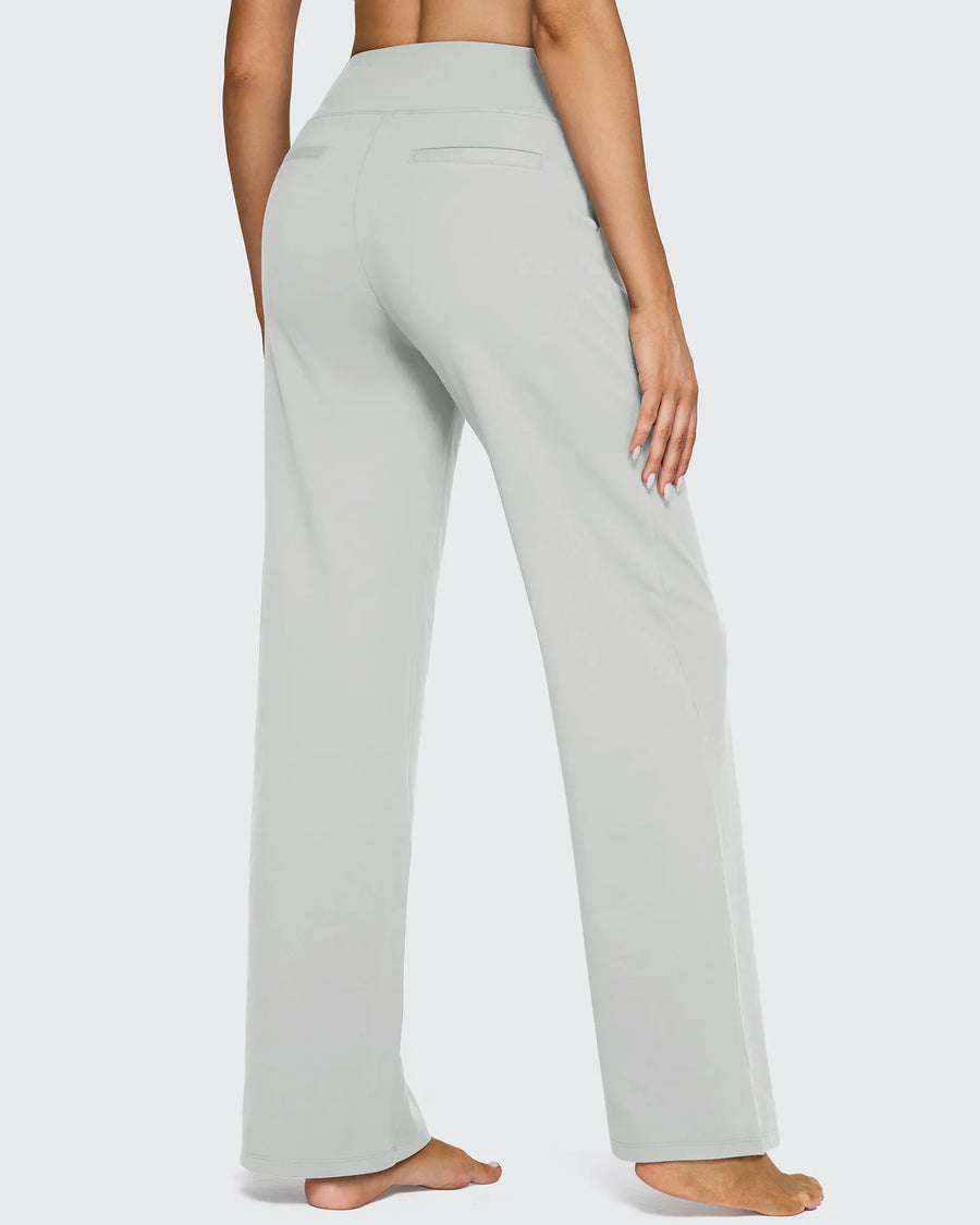 High-Waist Weite Hose — Office Fit